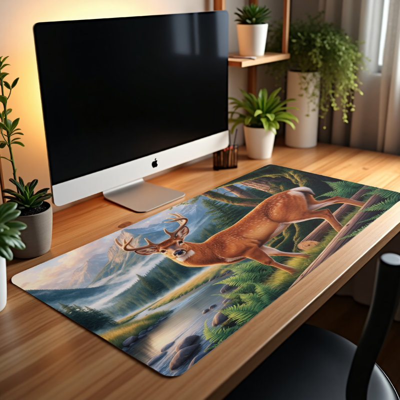 Polyester Desk Pad, 23.6x13.8