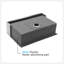Évier de cuisine 36 po x 22 po x 10 po à tablier simple en acier inoxydable avec poste de travail