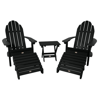 Mountain Bluff Adirondack Chair with Ottoman