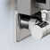 Radiator Valves Pipe Masking Set in Chrome for 50mm Pipe Centres
