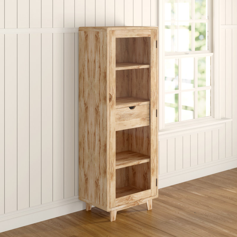 Paquette Display Cabinet, Natural