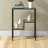 Lovett 22'' Glass Top Console Table-1248255054