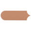 Airy Fan Clay 3x8 Matte- Sold 34pcs/ 5.15 sqft per Box