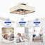Ventilateurs de plafond encastrés en tissu de coton 16,6 po  