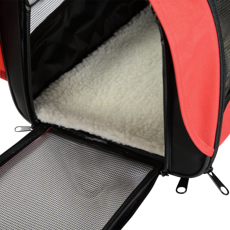 Chorley Collapsible Soft-Sided Crate with 1 Door, Red