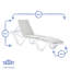 188cm Long Reclining Single Chaise with Cushions-79515936
