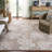 Glamour Hand Tufted Wool, Viscose Floral Indoor Rug-1045876335