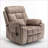 Recliners for Adults, Oversize 26in Wide Power Lift Chair with Massage &amp; Heating | Velvet | Walnut Brown-2065416092