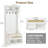 Audrianne 67"H hall tree with bench and shoe storage