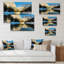 «Mountain Reflection Over Green Lake», reproduction sur toile tendue-1609231234