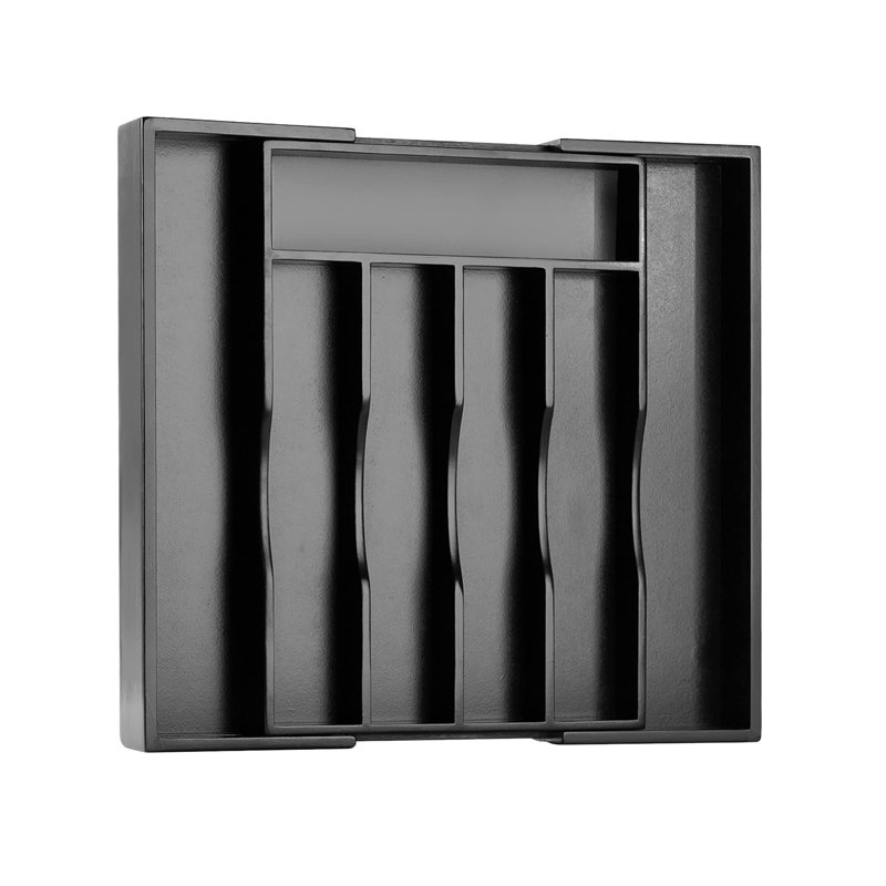 Porte-ustensiles de cuisine en bambou noir