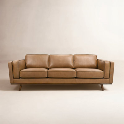 Freiro 90.4'' Genuine Leather Sofa
