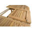 Mariana Oval Teak Outdoor Dining Table With Umbrella Hole , 150cm cm W 110cm cm D