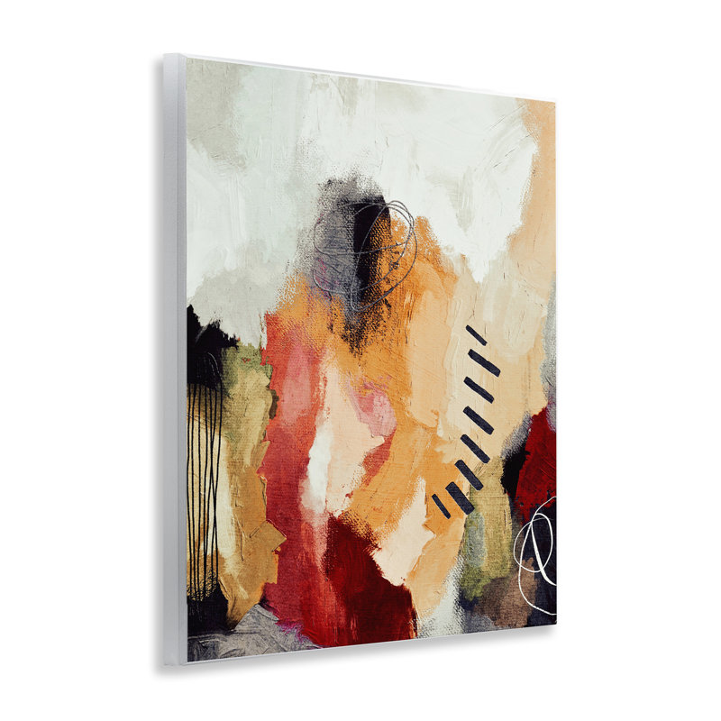 Art abstrait sur plaque à motif sud-ouest par Lisa Nohren