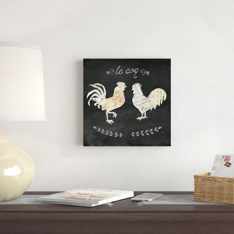 " Le Coq Cameo " by Courtney Prahl, 12" H x 12" W