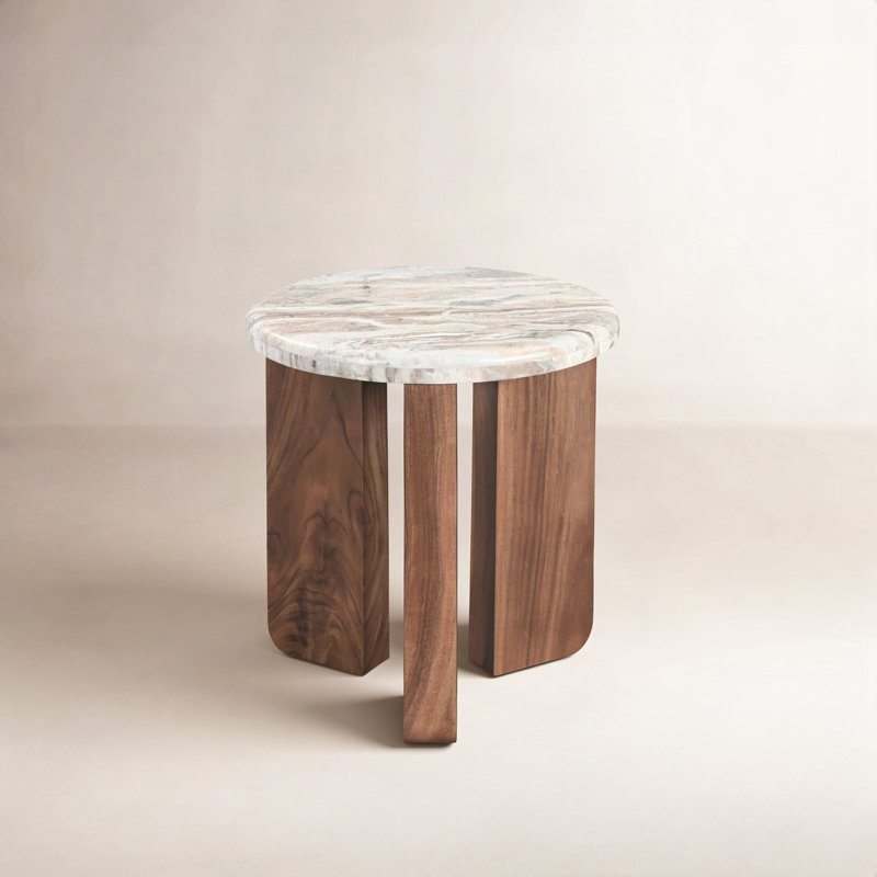 Minsk End Table, Brown