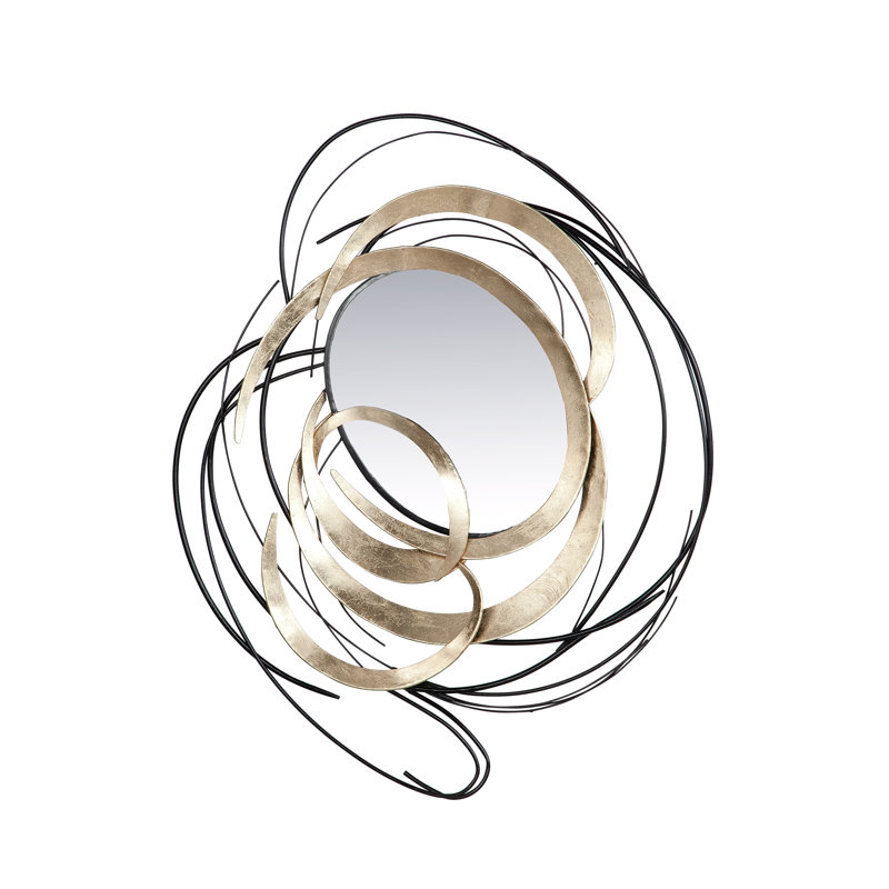 Alorton Metal Convex Wall Mirror