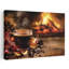 Cozy Coffee Fireplace Rustic Abstract Contemporary Autumn Winter, impression d'art mural-133192351