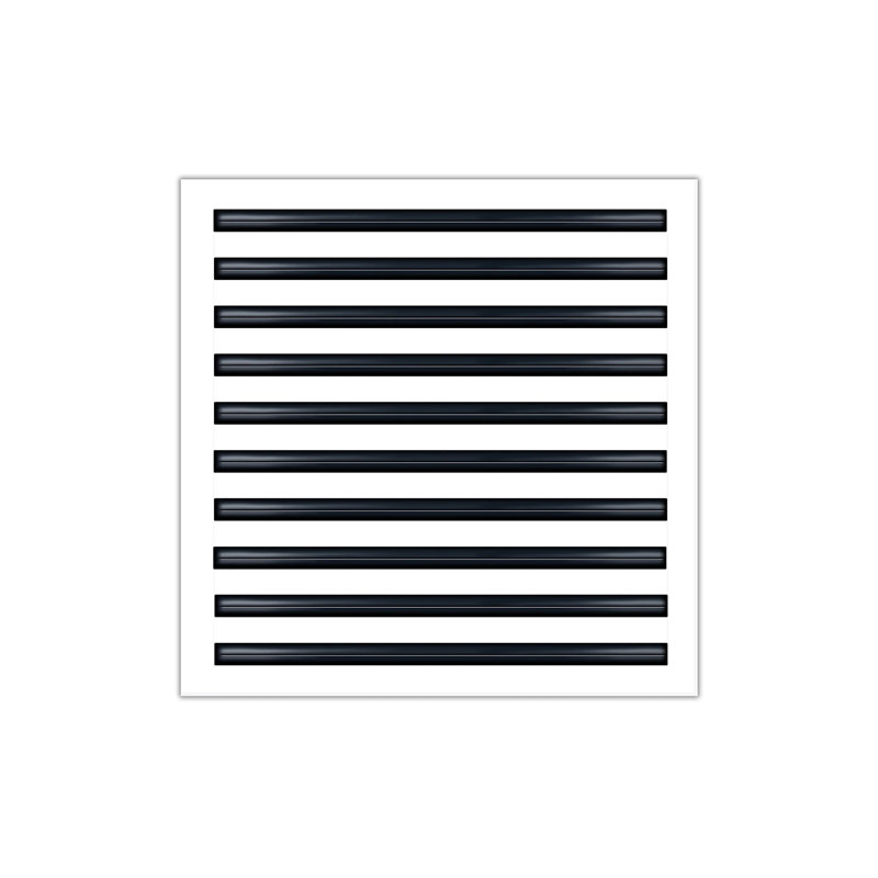 Buildmart - Couvercle d'évent AC moderne 20 x 20 - Diffuseur à fente linéaire standard - Grille de registre / Taille: H 2 po x l 20 po x L 20 po