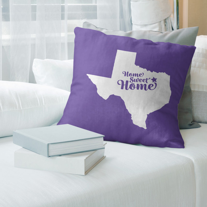 Housse de coussin pour la maison, Dallas, 26 po x 26 po, Mauve