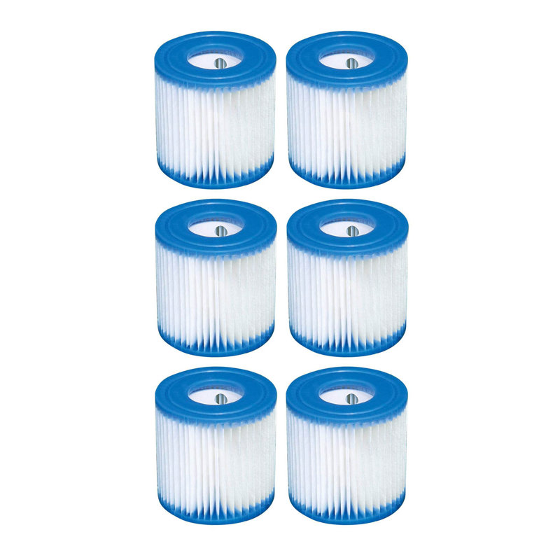 Intex 29007E Type H Easy Set Filter Cartridge Replacement for Pools