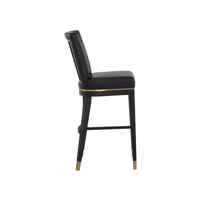 Alister Bar Stool, Gray, Barstool (32" Seat Height)