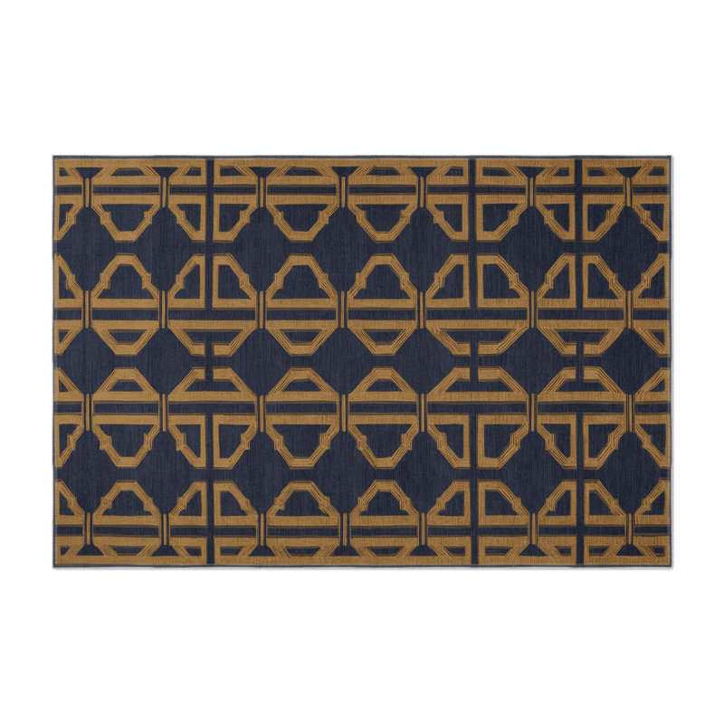 Tapis gris intérieur et extérieur Trellis, Rectangulaire 2 pi x 3 pi