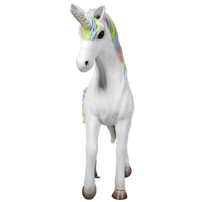 Shimmer the Mystical Magical Standing Unicorn Statue