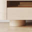 Meuble télé moderne en bois manufacturé beige