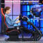 Anman Sim Racing Cockpit with Red Seat Fit Logitech G920 G29 GPRO Thrustmaster Xbox, Not Include Steering wheel & Wheels & Pedals and Shifter Handbrake