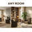 Brown Swivel Accent Chair Round Swivel Barrel Chair Upholstered, 40.5" x 34" x 33", 250 lb Weight Capacity, Small Space Approved For Living Room,Bedroom,Office.