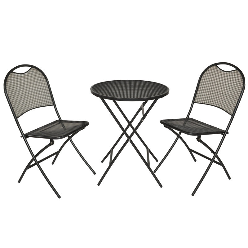 Cafe Napoli 3-Piece Folding Bistro Set