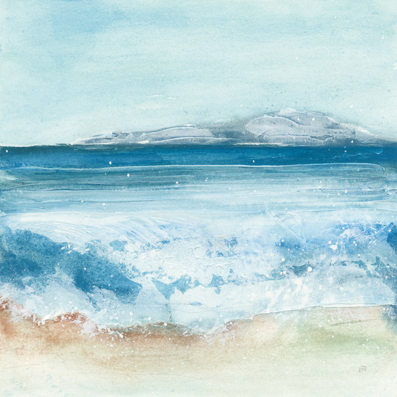 «Coastal IV» par Chris Paschke, reproduction d'art sur toile tendue, H 36 po x l 36 po