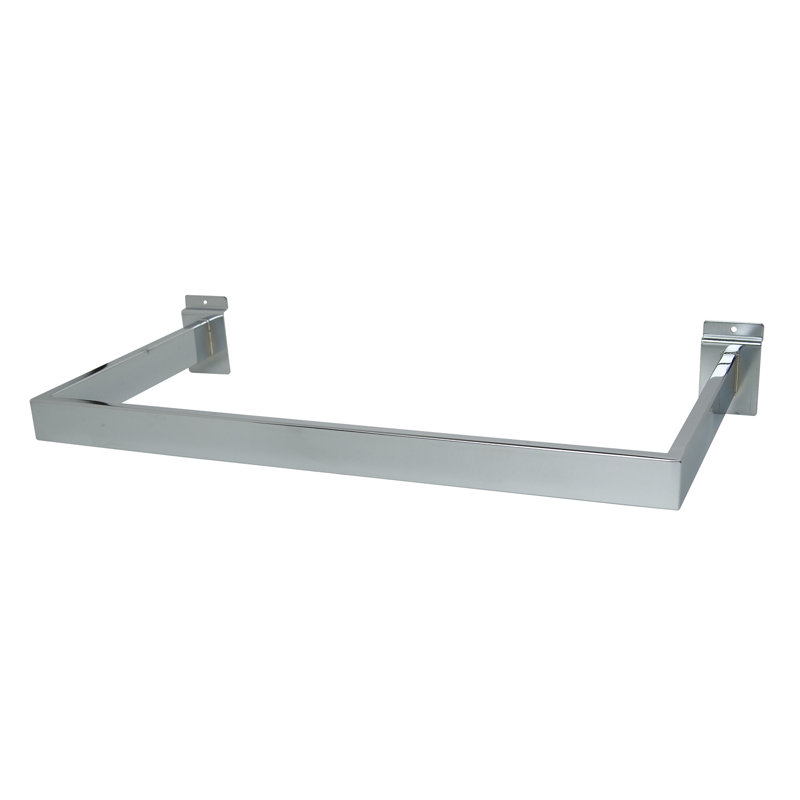 Steel Slatwall Accessory Kit 10 Piece Set, Chrome