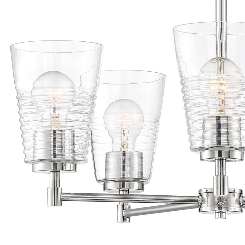 Lustre cylindrique Spoutnik à 5 lumières Knutson