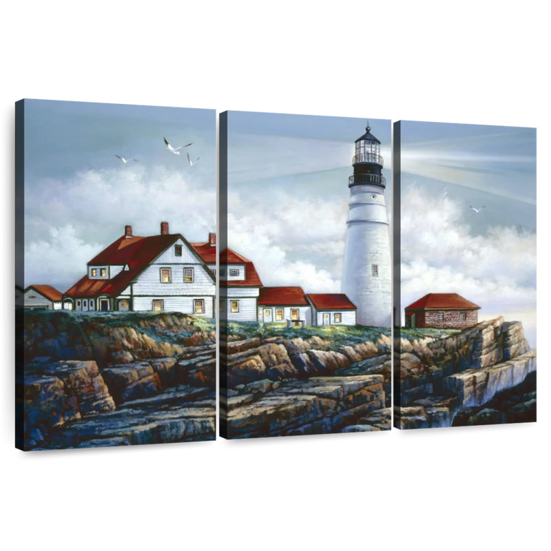 Phare de Nicci Lit Portland Head, H 48 po x l 74 po