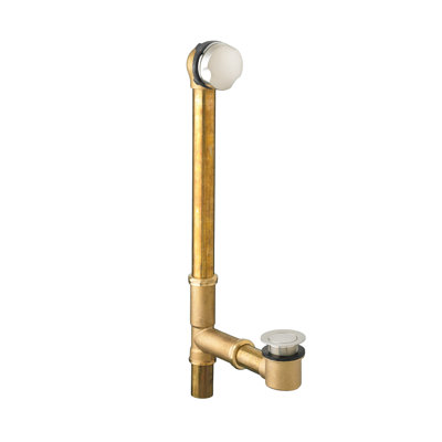Drain de baignoire universel avec trop-plein