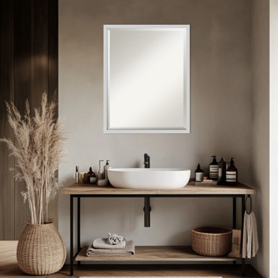 Miroir de salle de bain mural incliné