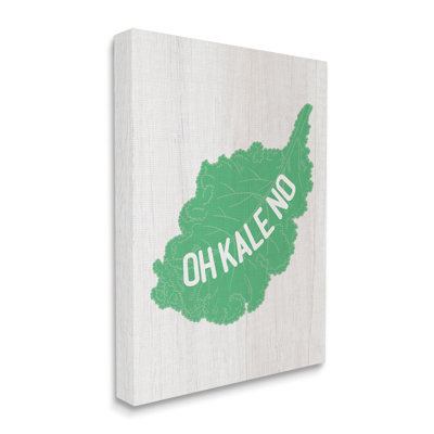 Oh Kale No Clever, illustration rustique typographique