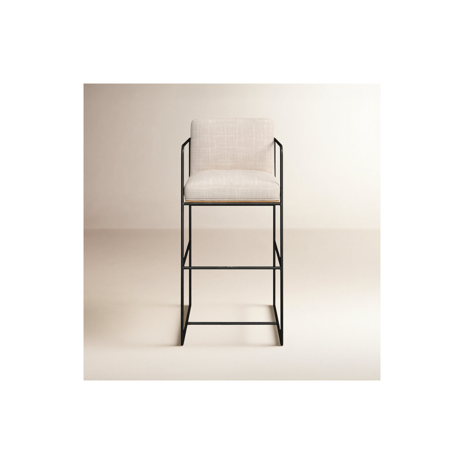 Sidney Upholstered Stool, Bar Stool (29.5” Seat Height)