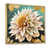 Toile avec cadre flottant or