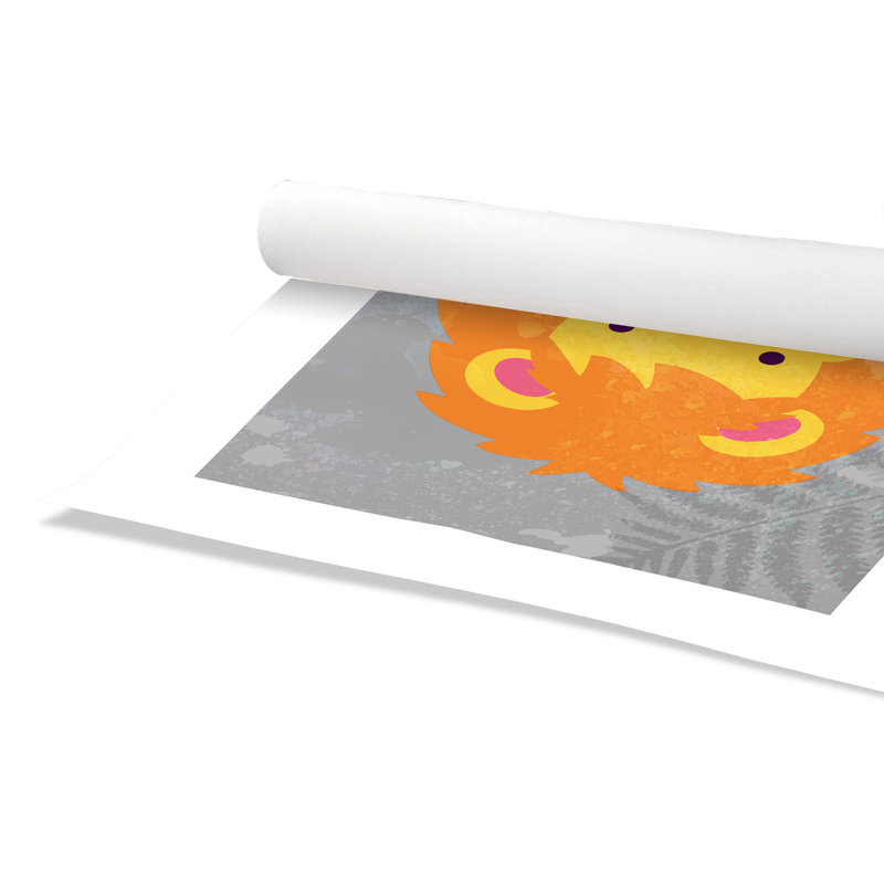 Impression sur papier Lion Way, H 10 po x l 8 po x P 1 po, Papier