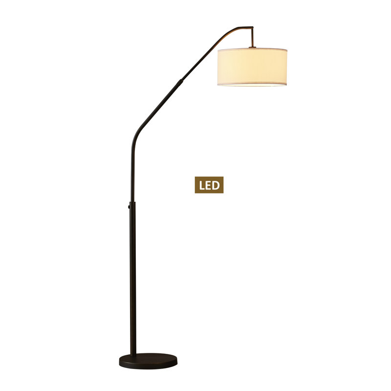 Lampe sur pied en arche 80" Choate, Bronze frotté à l'huile