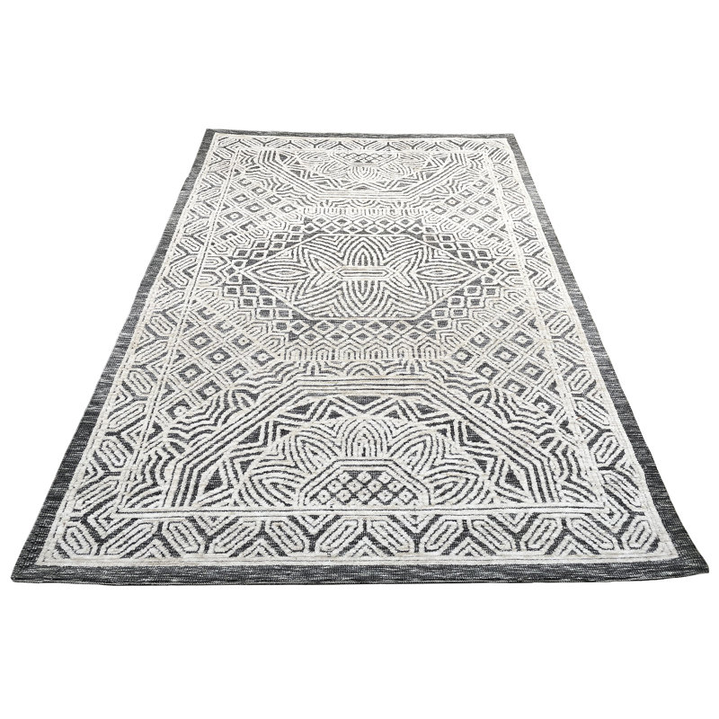 Wool Geometric Indoor Rug
