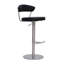 Naumann Swivel Upholstered Adjustable Height Counter Stool with Metal Frame-42253266