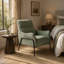 Modern Upholstered Accent Armchair-300438231