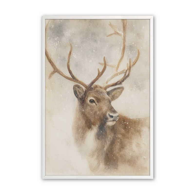 «Winter Majesty», reproduction d'art, 16 po x 20 po, Blanc opaque
