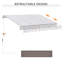 Auvent rétractable Outsunny 10 pi x 8 pi-1216406727-1216406721