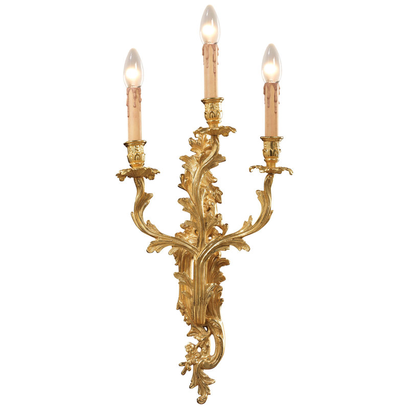 Steel Candle Wall Light