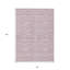 Tapis intérieur lavable rayé rose Blush-122848944